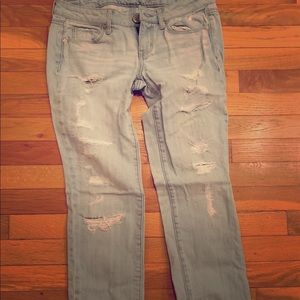 American ripped Eagle jeans